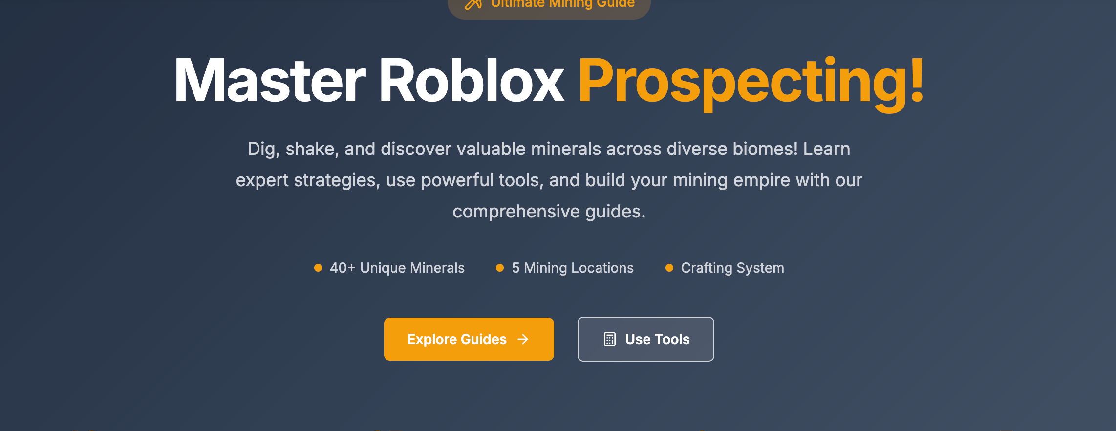 Roblox Prospecting Guide - Product Image