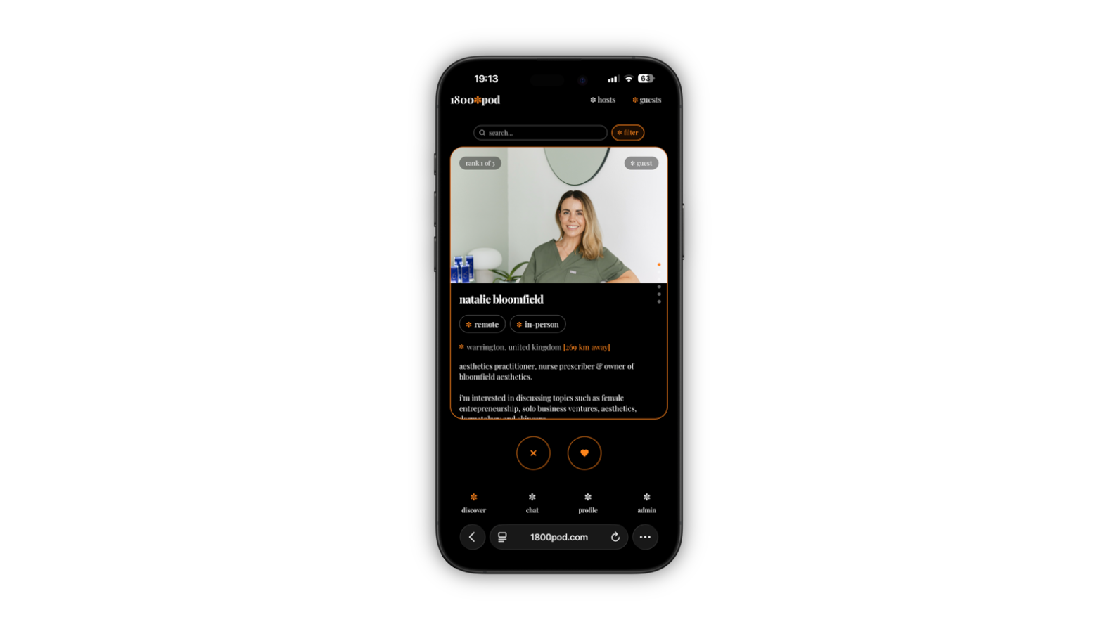 1800*pod product screenshot
