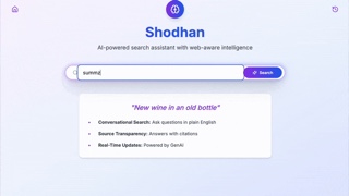 Shodhan: A Language-native AI Search - Product Image