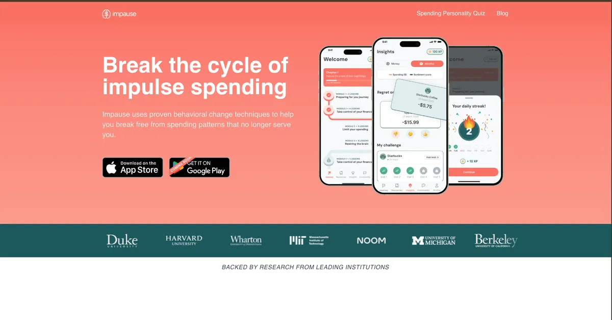 impause product screenshot