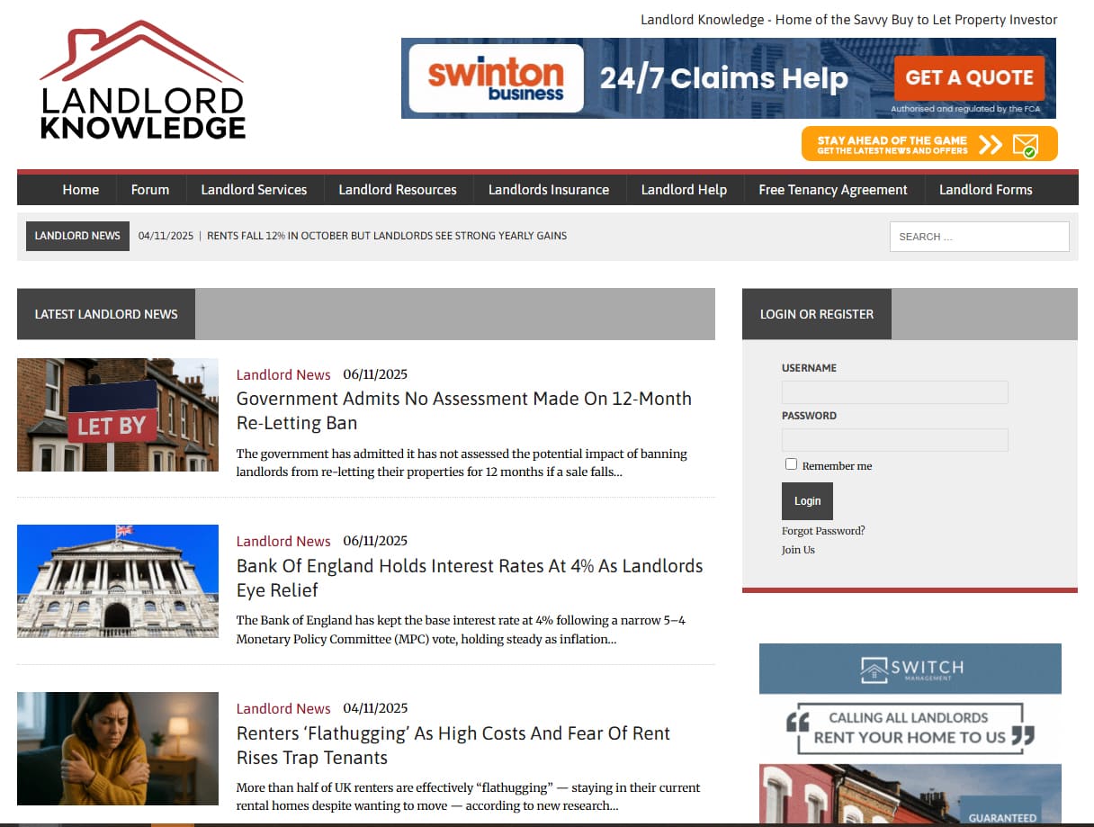 Landlord Knowledge product screenshot