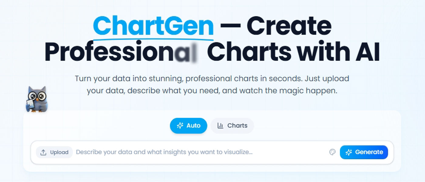 ChartGen.ai product screenshot