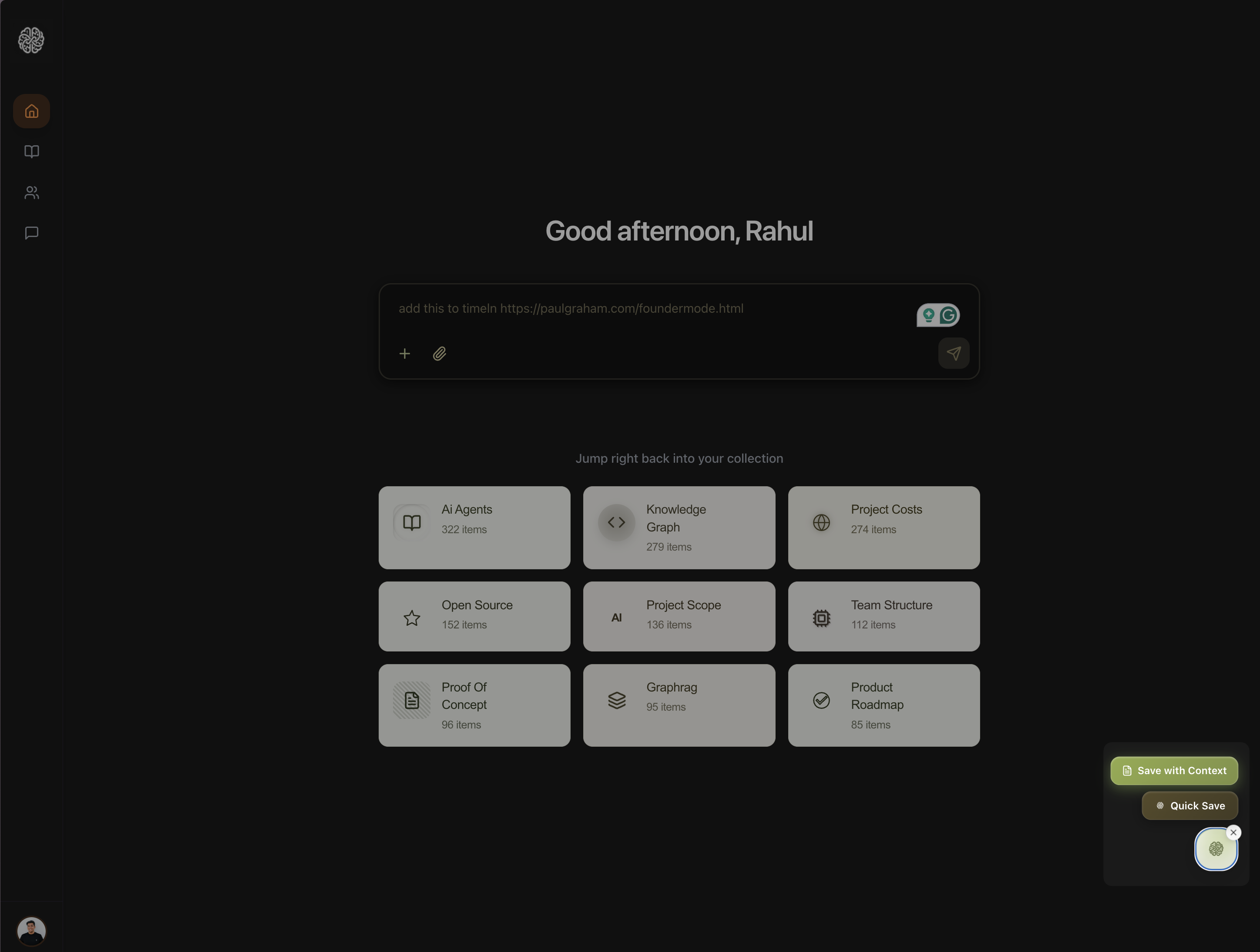 Timeln product screenshot
