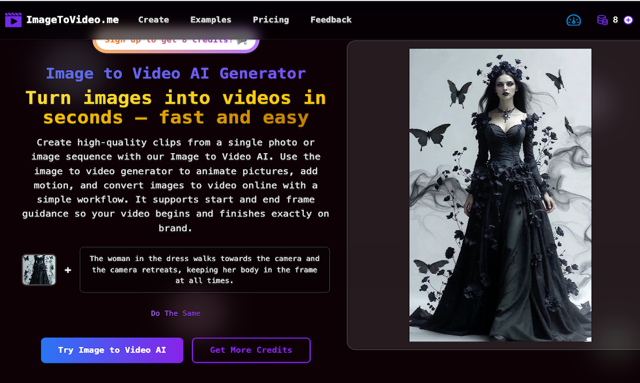 Image to Video AI product screenshot