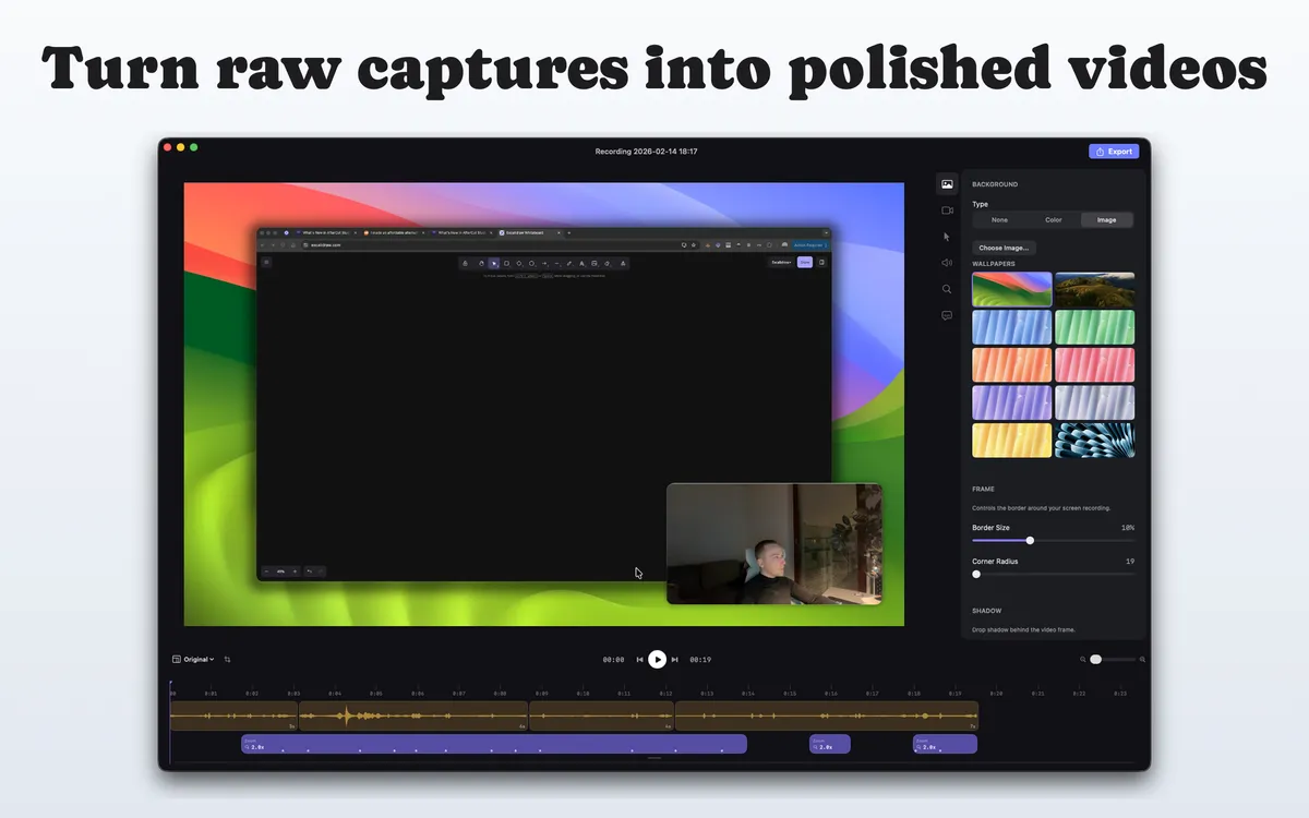 AfterCut - record product demos you deserve product screenshot