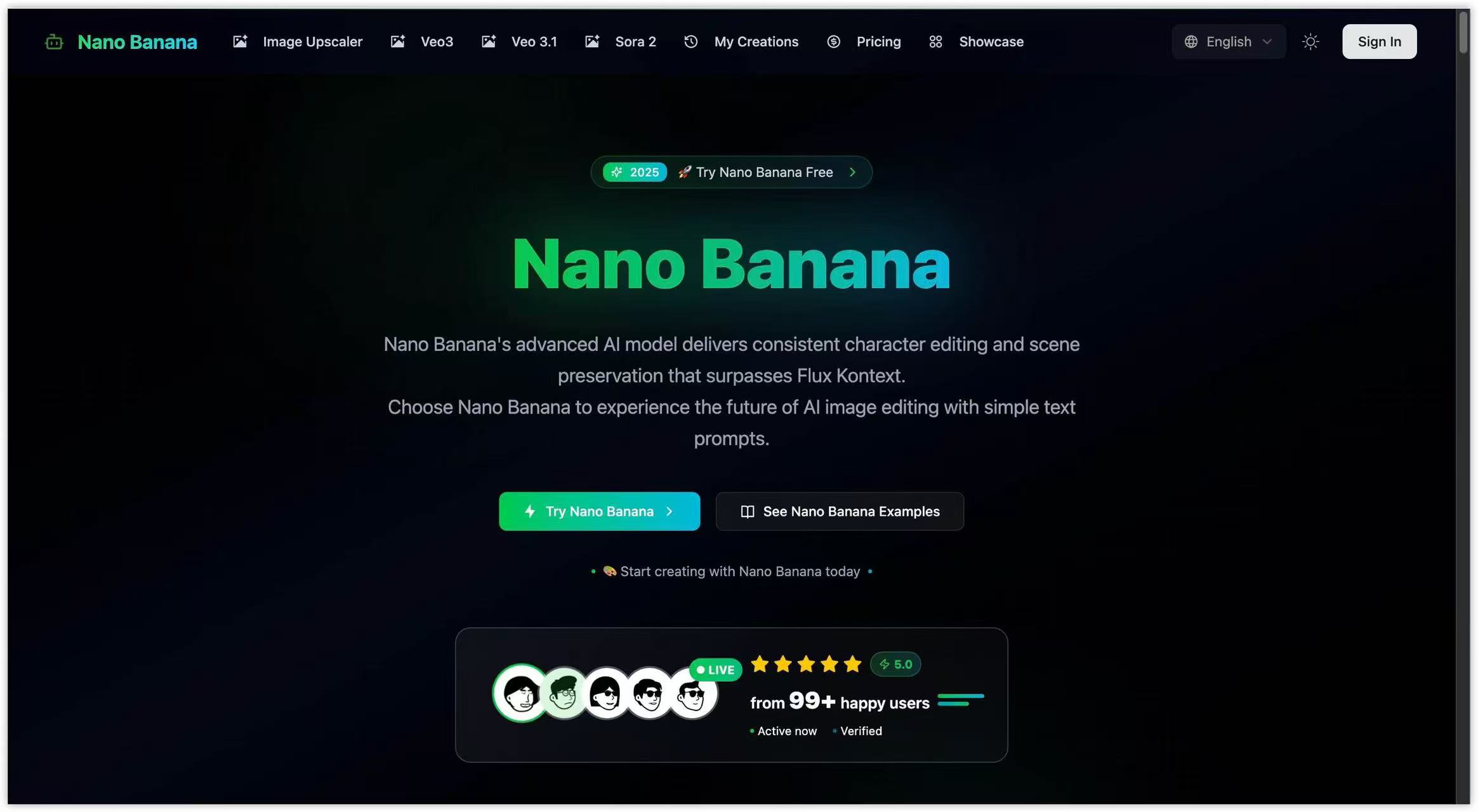 Nano Banana Pro product screenshot