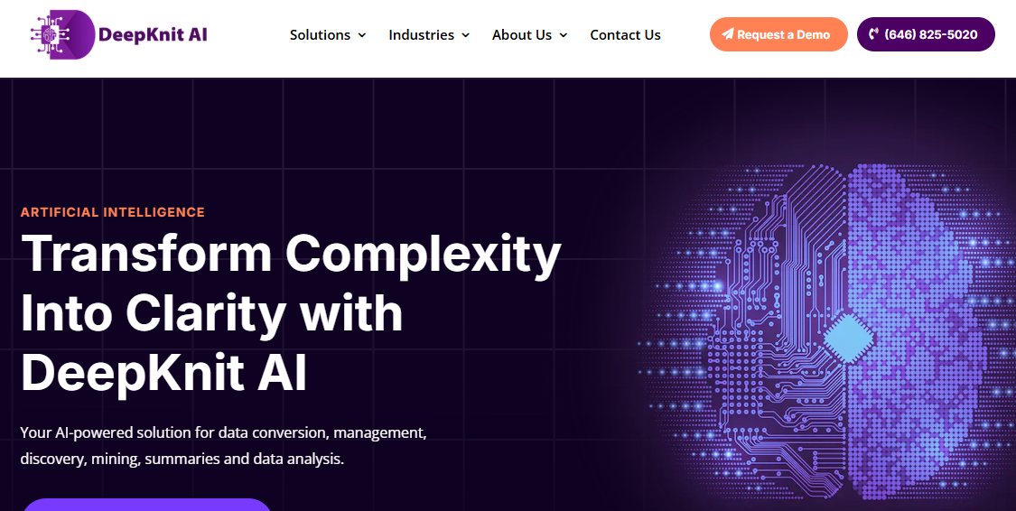 DeepKnit AI product screenshot