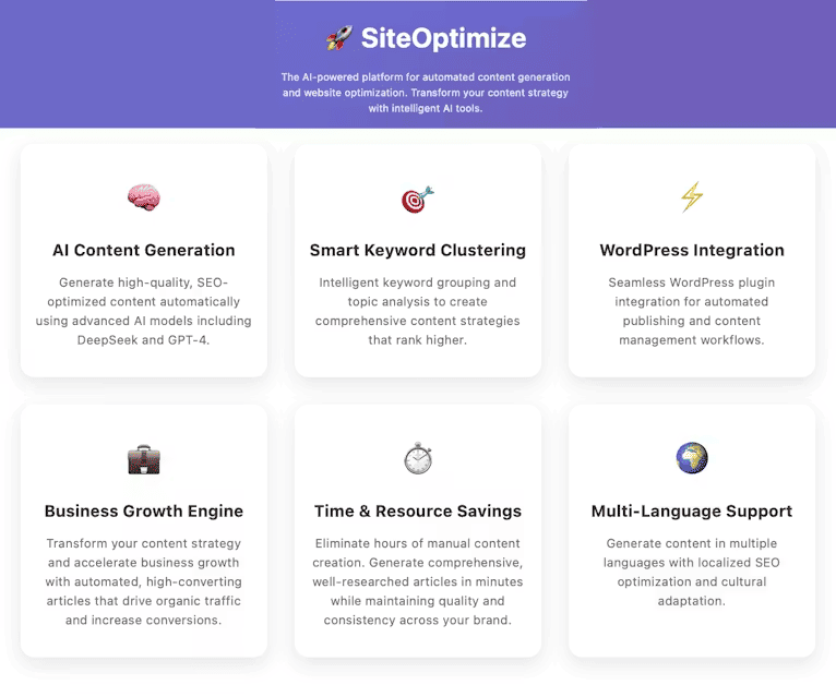 AI Auto Writer product screenshot