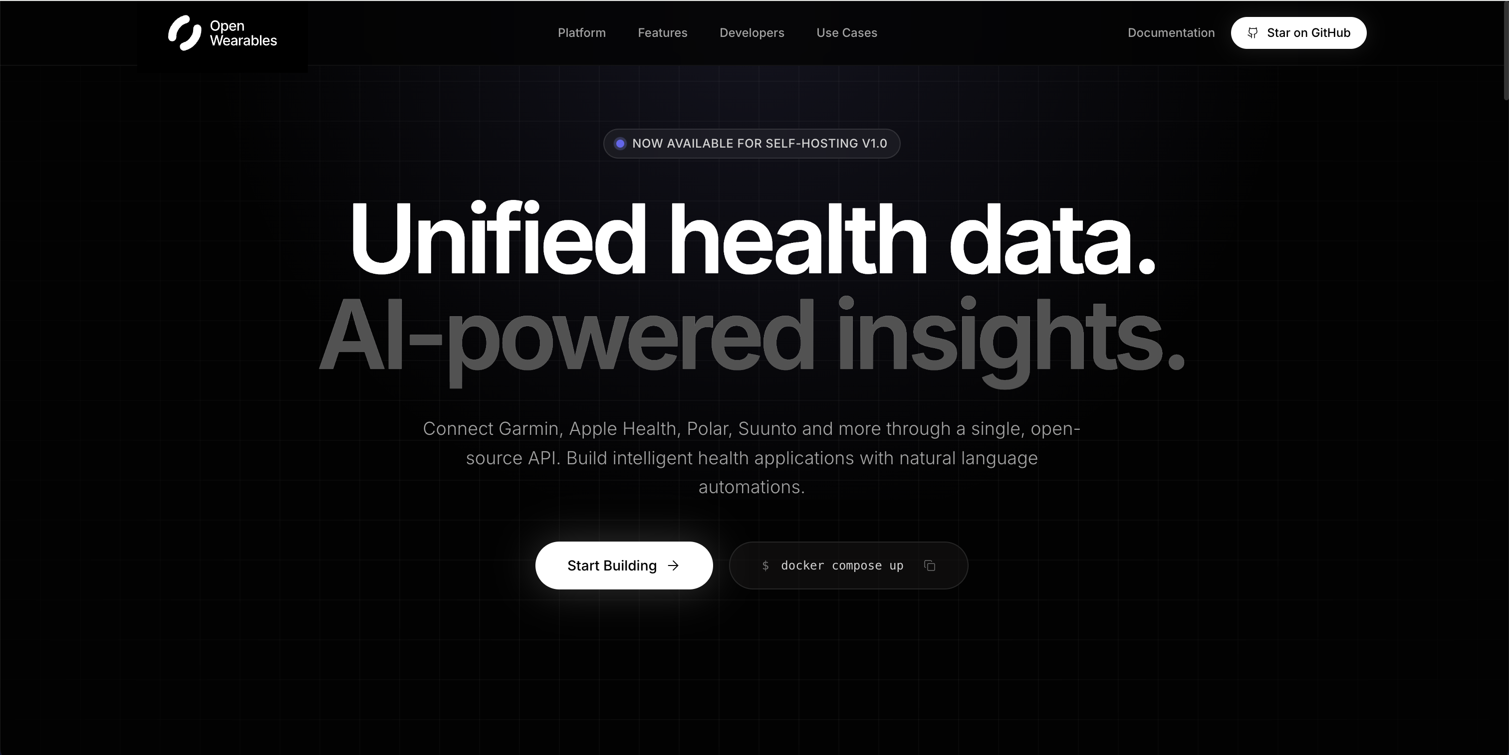Open Wearables product screenshot