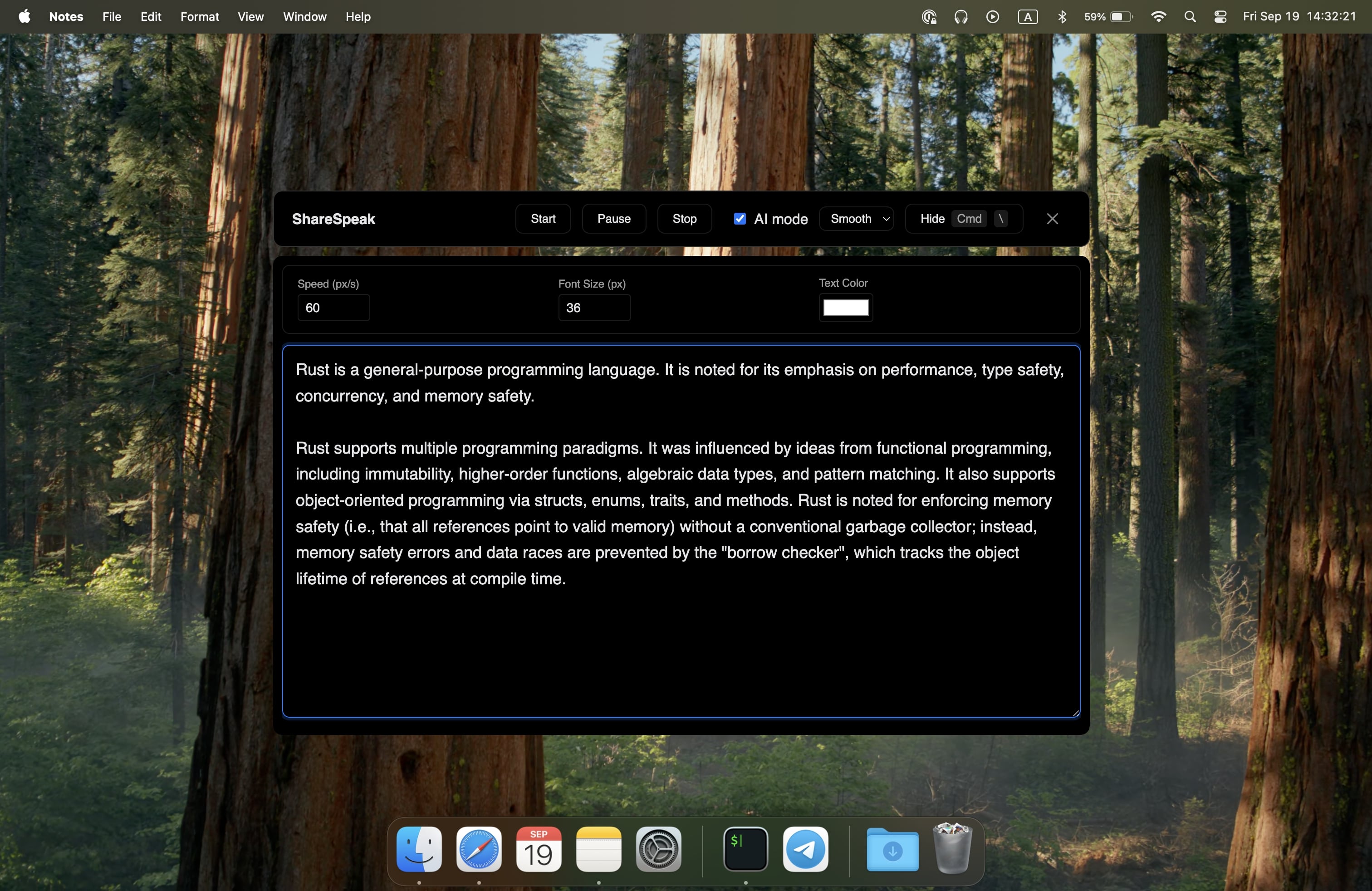 ShareSpeak product screenshot