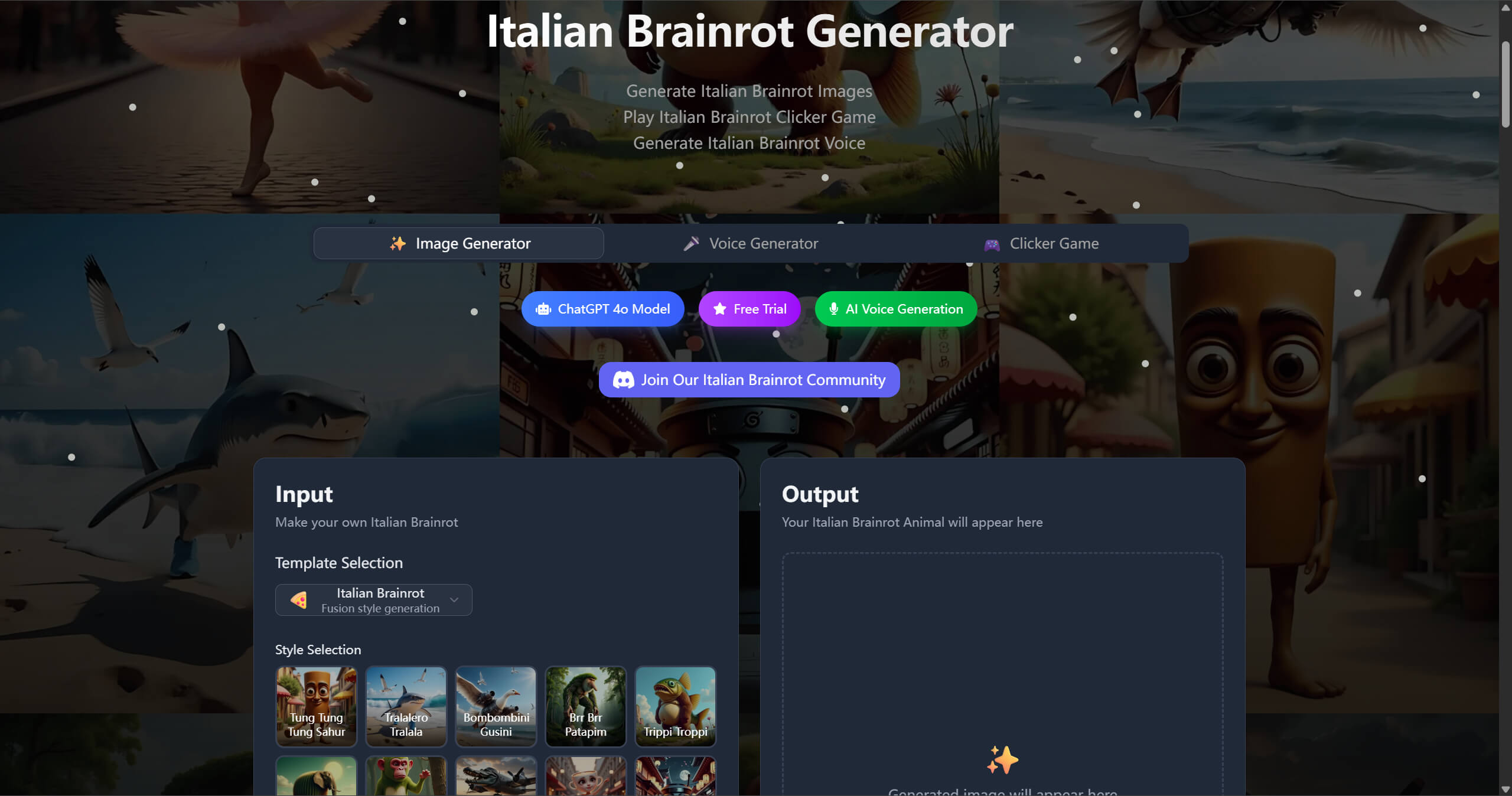 Italian Brainrot Generator - Product Image